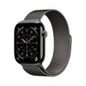 Apple Watch Series 11 GPS + Cellular 46mm Slate Titanium Case with Slate Milanese Loop - M/L Apple Watch Series 11 GPS + Cellular 46mm Slate Titanium Case with Slate Milanese Loop - M/L