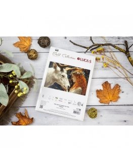 Luca S Kryželių siuvinemise komplekt. „Švelnus miško vaim“ 52 x 32 cm SB724
