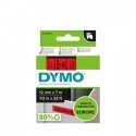 DYMO D1 Standard - Black on Red - 12mm marķēšanas lenta Melns uz sarkana