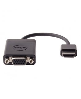 DELL DAUBNBC084 video kabeļu aksesuārs 0,17 m HDMI VGA (D-Sub) Melns