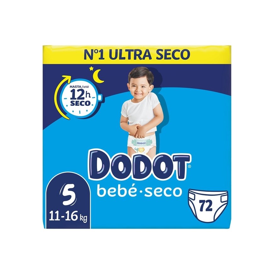 DODOT STAGES size 5 diapers 11-16 kg 72 pcs