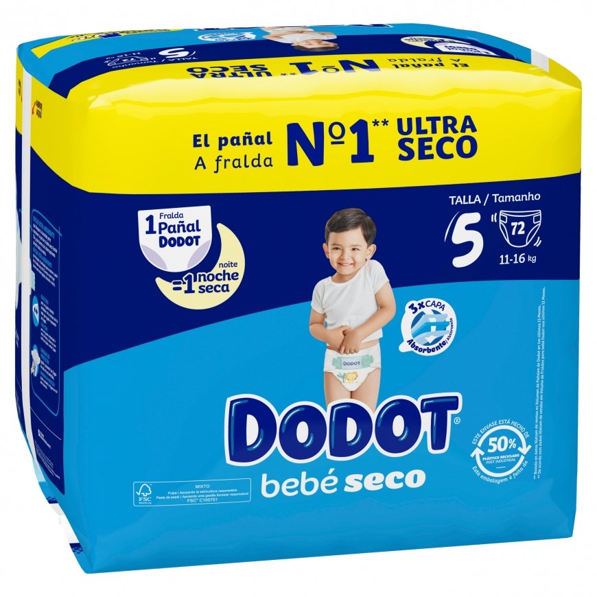 DODOT STAGES size 5 diapers 11-16 kg 72 pcs – 2