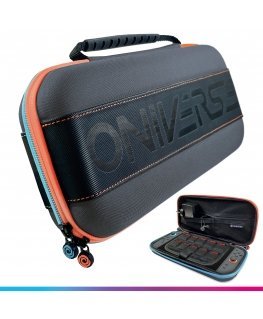 Oniverse ONICAS2-MULTI-GREY kannettavan pelikonsolin suojakotelo Pussi Nintendo Puuvilla Harmaa