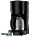 Kavamalė Adler AD 4383 juoda Espreso lašelinis kavos aparatas 1,5 l maltiems kavos pupelėms Kavamalė Adler AD 4383 juoda Espreso lašelinis kavos aparatas 1,5 l maltiems kavos pupelėms