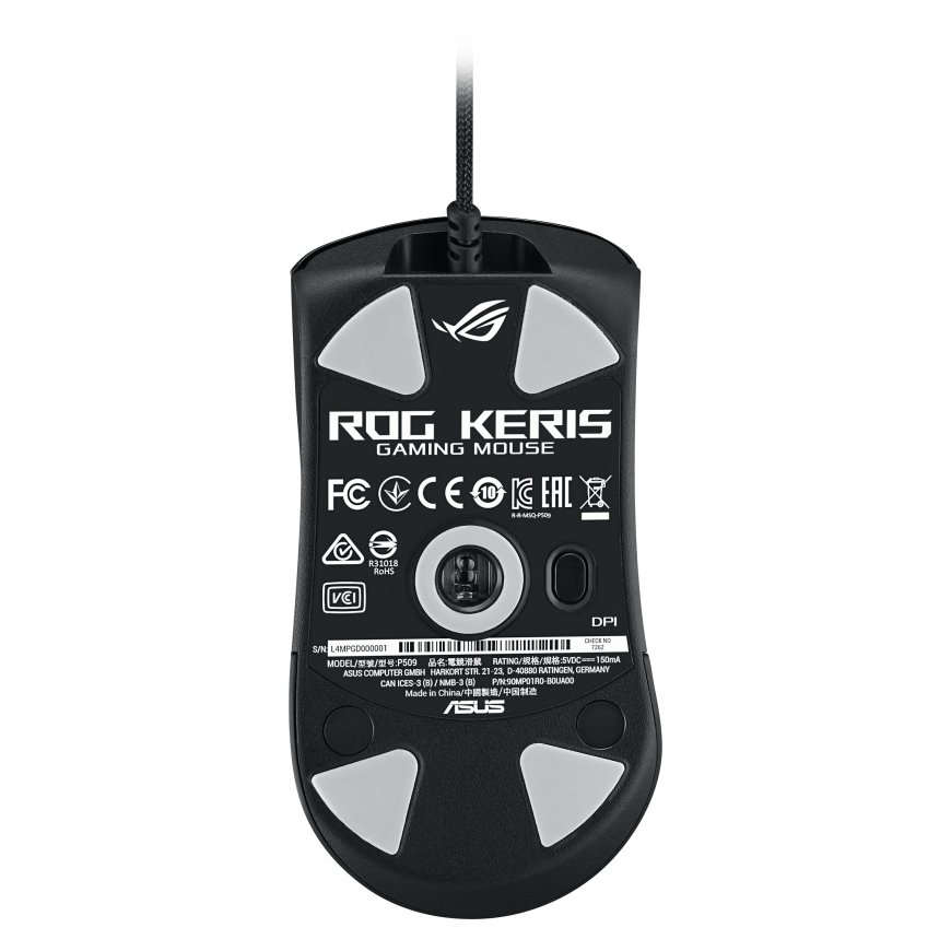 ASUS ROG Keris hiiri Pelaaminen Oikeakätinen RF Wireless + USB Type-A 16000 DPI – 5