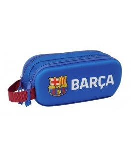 Safta F.C. Barcelona 3D double pencil case