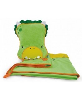 Trunki 10502 плед Шерсть, Плюш Зеленый