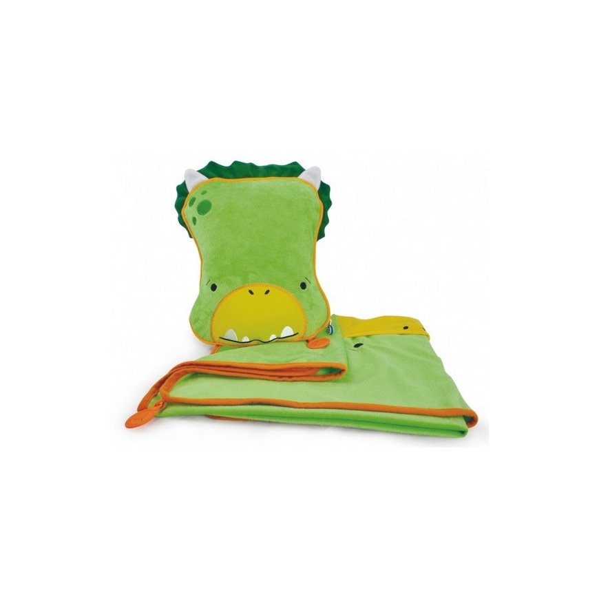 Trunki 10502 throw blanket Fleece, Plush Green