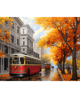 Beldizart Diamond Painting Kit with Frame "Midday in New York" 30x40 cm VA860