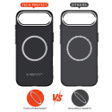 TECH-PROTECT ION CARBON MAGSAFE IPHONE 17 AIR BLACK|SILVER
