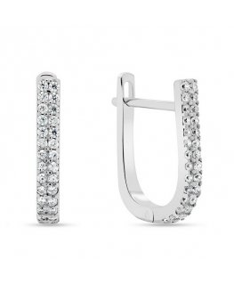 Brilio Silver Brilio Sidabrinis Glittering hopeapintaiset korvakorut EA132W