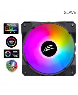 EVOLVEO 12FS ventilaator 120mm, ARGB, must raam, orj.