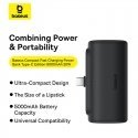 Baseus Compact 5000 mAh Valge Baseus Compact 5000 mAh Valge