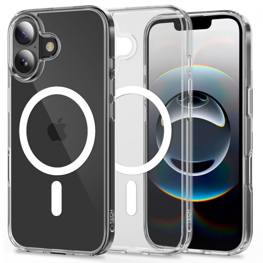 TECH-PROTECT FLEXAIR HYBRID MAGSAFE IPHONE 17 CLEAR