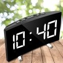 Retoo Elektroninis žadintuvas su termometru, data ir LED veidrodžiu Retoo Elektroninis žadintuvas su termometru, data ir LED veidrodžiu