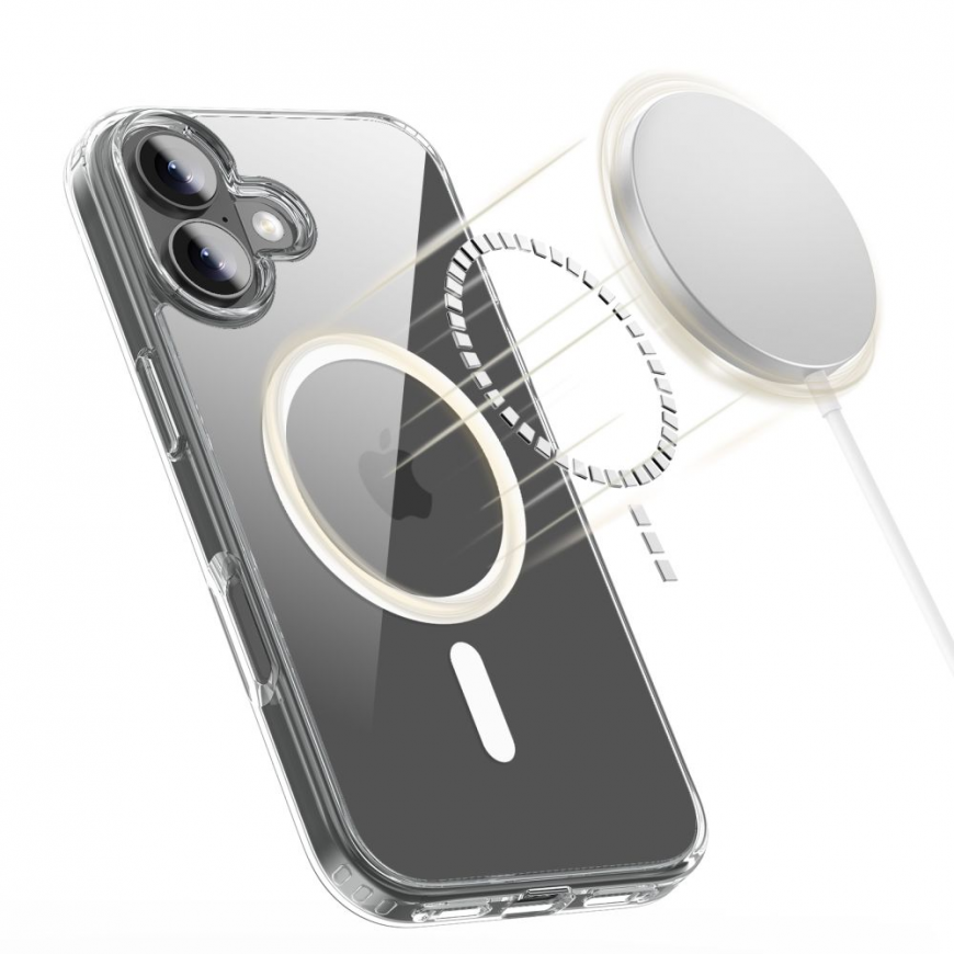 TECH-PROTECT FLEXAIR HYBRID MAGSAFE IPHONE 17 CLEAR – 2