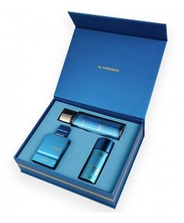 Al Haramain Amber Oud Dubai Night - parfumēta ekstrakta 75 ml + parfumēta ekstrakta 30 ml + ķermeņa migla 250 ml