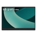LG 17MT70 Portable monitor Black, Stainless steel 43.2 cm (17") LED 2560 x 1600 pixels