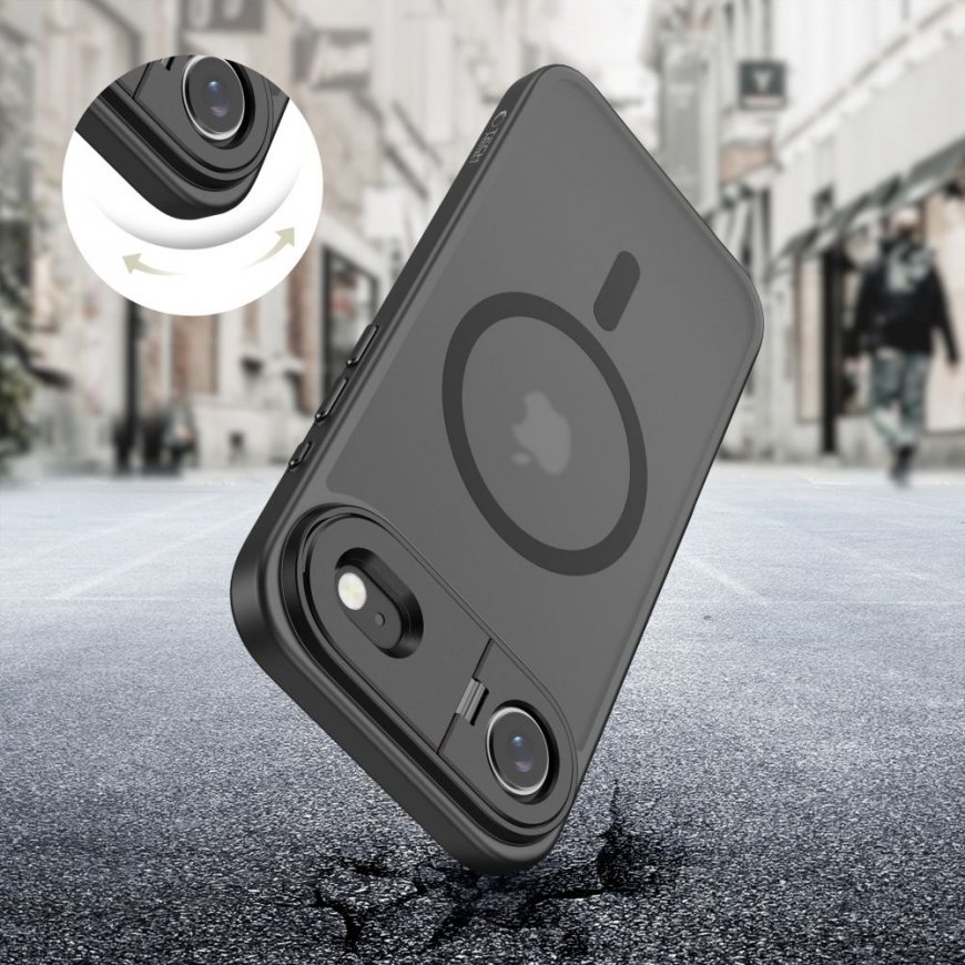 TECH-PROTECT MAGSTAND MAGSAFE IPHONE 17 AIR MATTE BLACK – 5