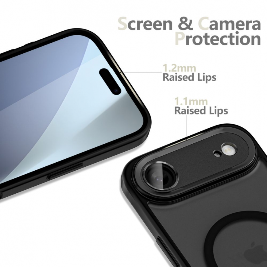 TECH-PROTECT MAGCAM MAGSAFE IPHONE 17 AIR MATTE BLACK – 4