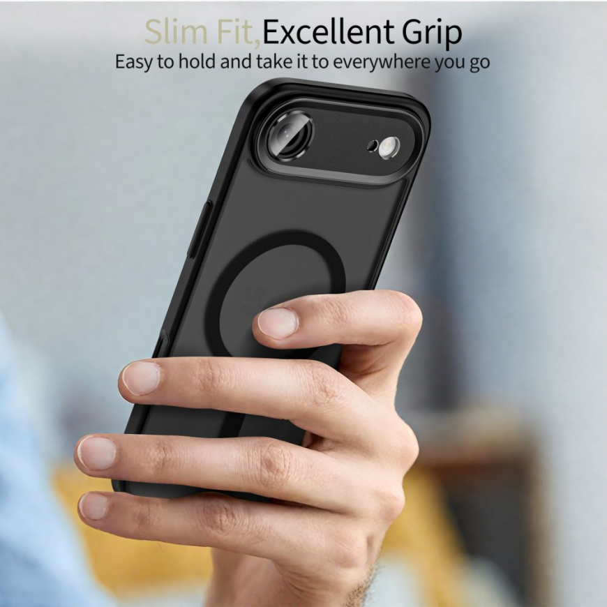 TECH-PROTECT MAGCAM MAGSAFE IPHONE 17 AIR MATTE BLACK – 5