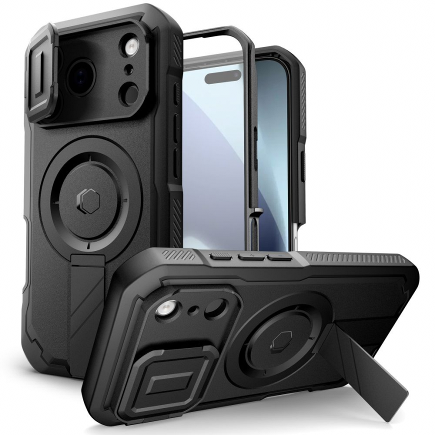 TECH-PROTECT KEVLAR MAGSAFE IPHONE 17 PRO MAX BLACK