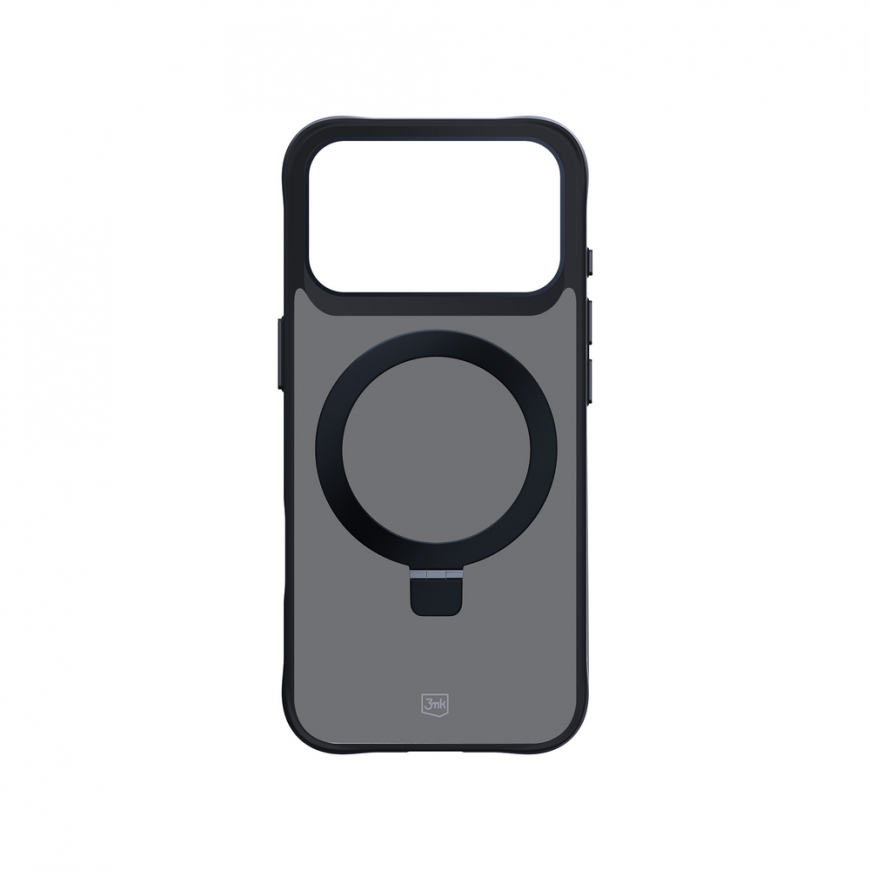 3mk Smoke Case Mag&Stand for iPhone 17 Pro Max - Black – 2