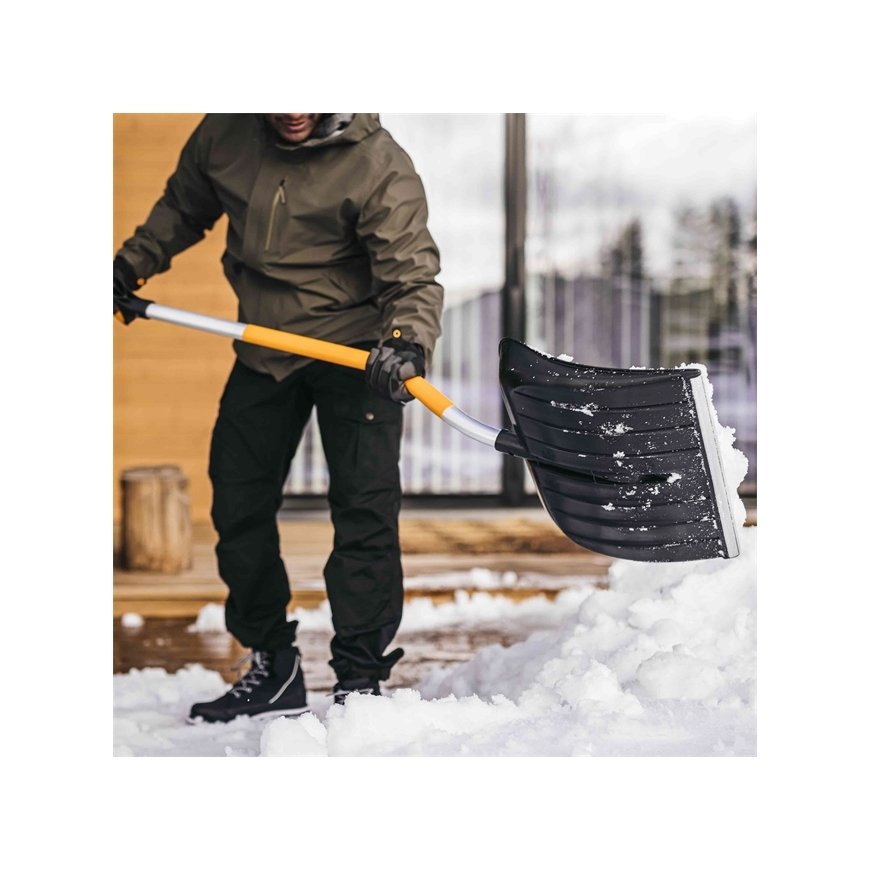 Fiskars 1057186 совок/лопата Снеговая лопата Металл Черный, Оранжевый – 4