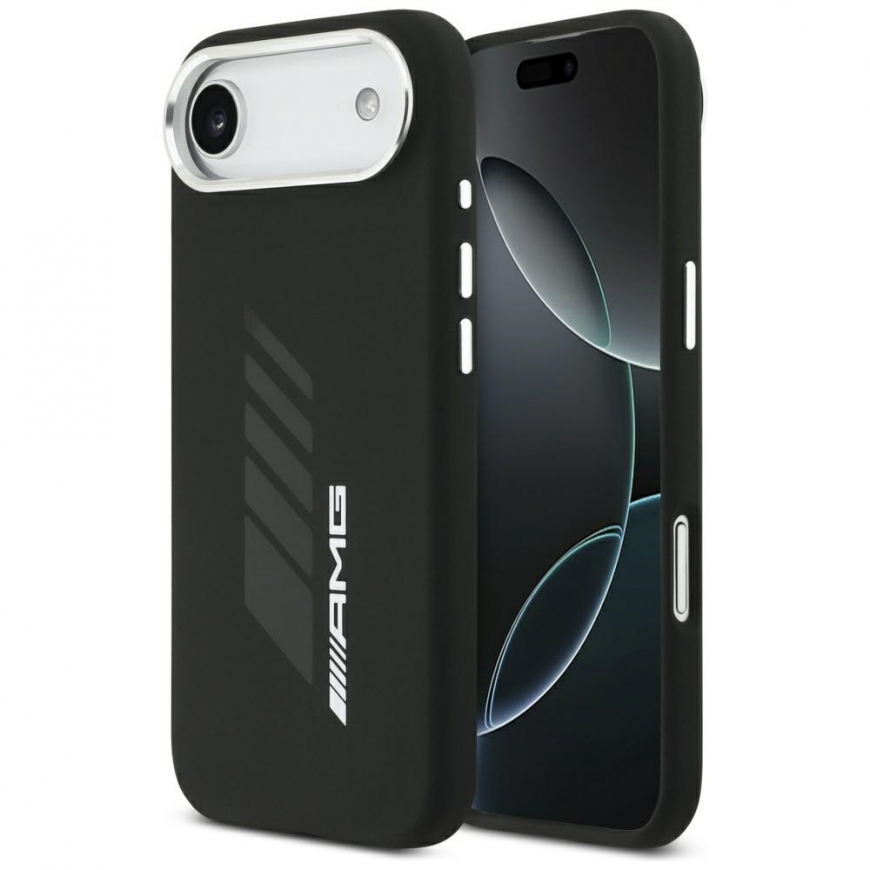 AMG Silicone Oversize Rhombs MagSafe Case for iPhone Air Black