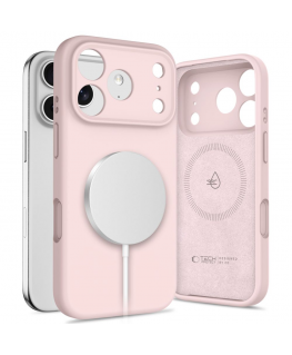 TECH-PROTECT SILICONE MAGSAFE IPHONE 17 PRO MAX PINK PEARL