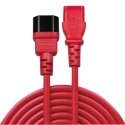 Lindy 30477 toitekaabel Must, Punane 1 m C14 pistikut C13 pistikut Lindy 30477 toitekaabel Must, Punane 1 m C14 pistikut C13 pistikut