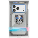 Case Nimmy Glasses Cool Dog MagSafe for iPhone 17 grey