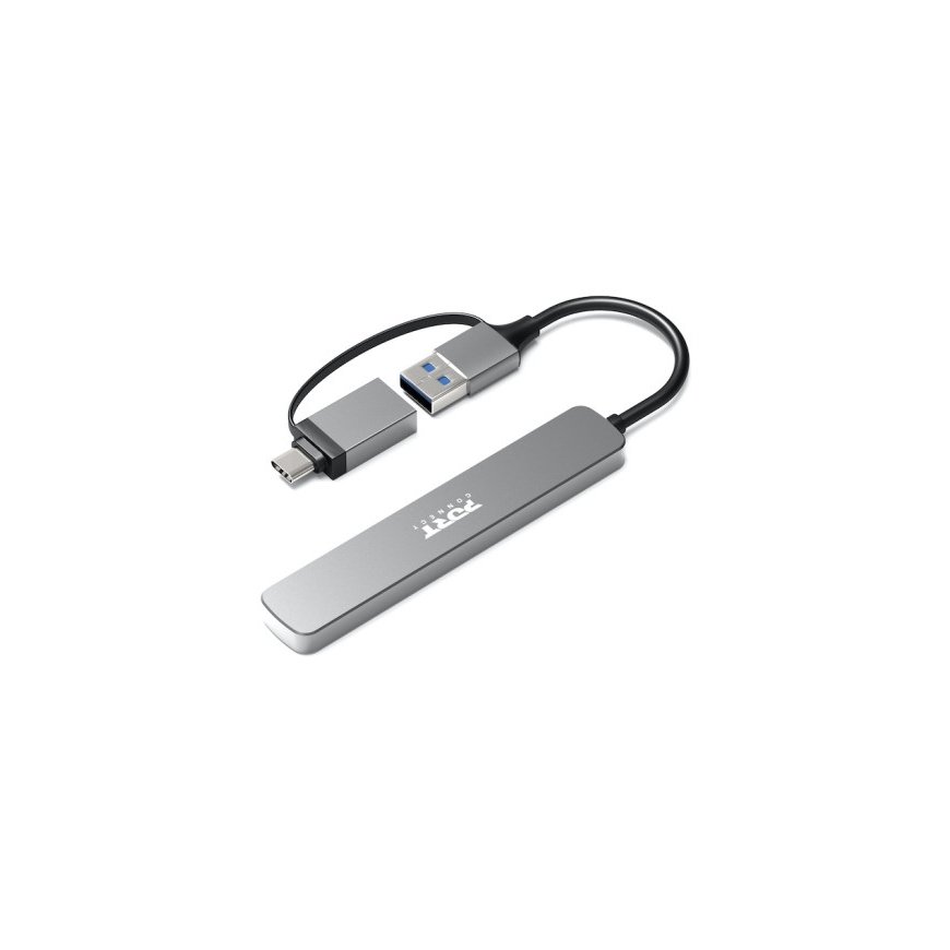 Port Designs 900161 interface hub USB 2.0 Type-A 5000 Mbit/s Silver – 3