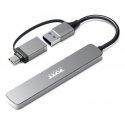 Port Designs 900161 interface hub USB 2.0 Type-A 5000 Mbit/s Silver Port Designs 900161 interface hub USB 2.0 Type-A 5000 Mbit/s Silver