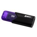Emtec Click Easy USB флеш накопитель 128 GB USB тип-A 3.2 Gen 1 (3.1 Gen 1) Черный, Фиолетовый Emtec Click Easy USB флеш накопитель 128 GB USB тип-A 3.2 Gen 1 (3.1 Gen 1) Черный, Фиолетовый