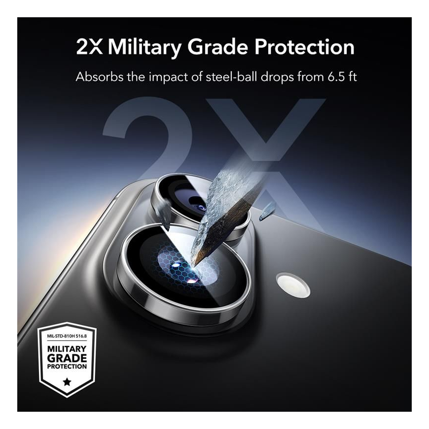 OSŁONA NA APARAT ESR ARMORITE CAMERA PROTECTOR IPHONE 16 | 16 PL – 5