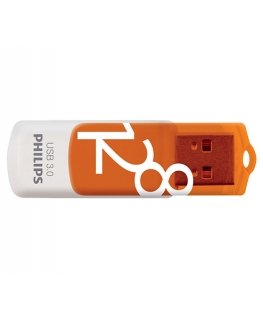 Philips FM12FD00B USB atmintukas 128 GB USB A tipo 3.2 Gen 1 (3.1 Gen 1) Oranžinė, Balta
