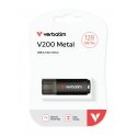 Verbatim V200 Metal USB Drive 128 GB USB zibatmiņa USB Type-A 3.2 Gen 1 (3.1 Gen 1) Melns Verbatim V200 Metal USB Drive 128 GB USB zibatmiņa USB Type-A 3.2 Gen 1 (3.1 Gen 1) Melns