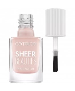 CATRICE Sheer Beauties Nail Polish nagu laka 10,5 ml Rožu Mirgošana/vizuļošana