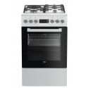 Beko FSE53320DWCS Pastatoma viryklė Elektrinis Dujinė Juoda, Balta Beko FSE53320DWCS Pastatoma viryklė Elektrinis Dujinė Juoda, Balta