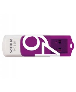 Philips FM64FD00B USB flash drive 64 GB USB Type-A 3.2 Gen 1 (3.1 Gen 1) Purple, White