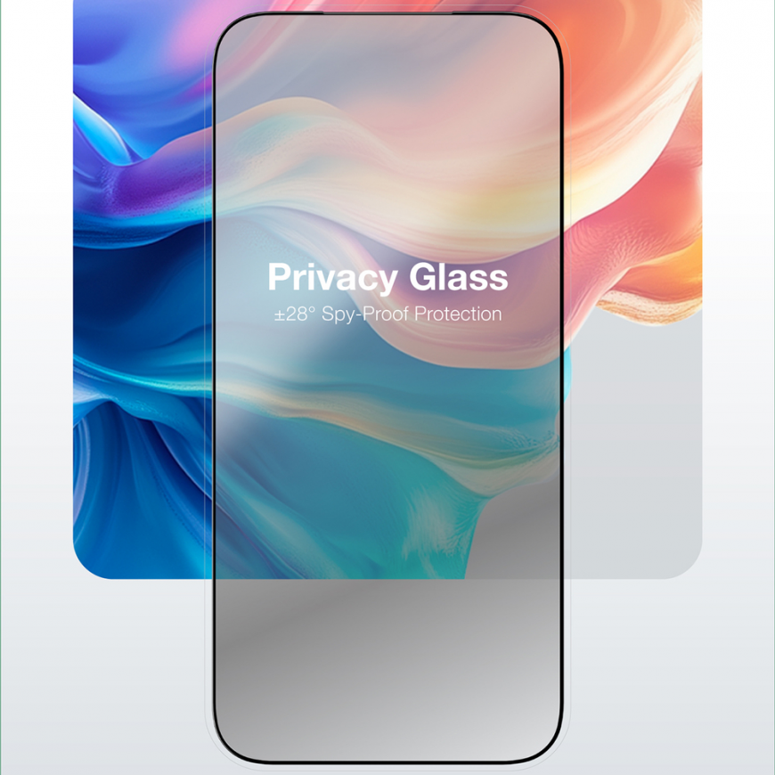 AmazingThing Radix Privacy Tempered Glass for iPhone 17 Pro – 5