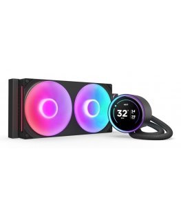NZXT Kraken Elite 280 RGB Procesorius Universalusis skystinis aušintuvas 14 cm Juoda 1 vnt