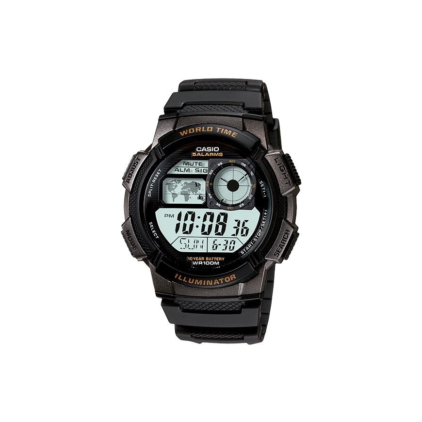 Casio AE-1000W-1AVDF rokas pulkstenis Aproces pulkstenis