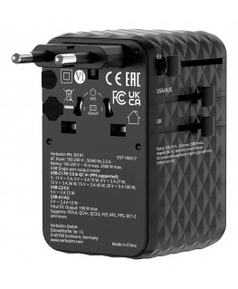 Verbatim 30191 mobiilseadme laadija Universaalne Must Vahelduvvool Kiirlaadimine Hoonesisene
