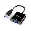 Equip 133384 USB-graafikaadapter 1920 x 1080 pikslit Must Equip 133384 USB-graafikaadapter 1920 x 1080 pikslit Must