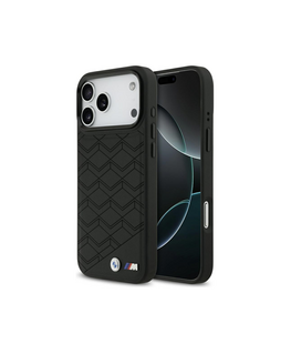 Dēklis BMW M Silicon Logo MagSafe iPhone 17 Pro Max melns