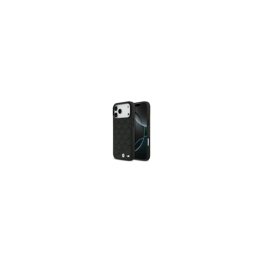 Чехол BMW M Silicon Logo MagSafe для iPhone 17 Pro Max черный