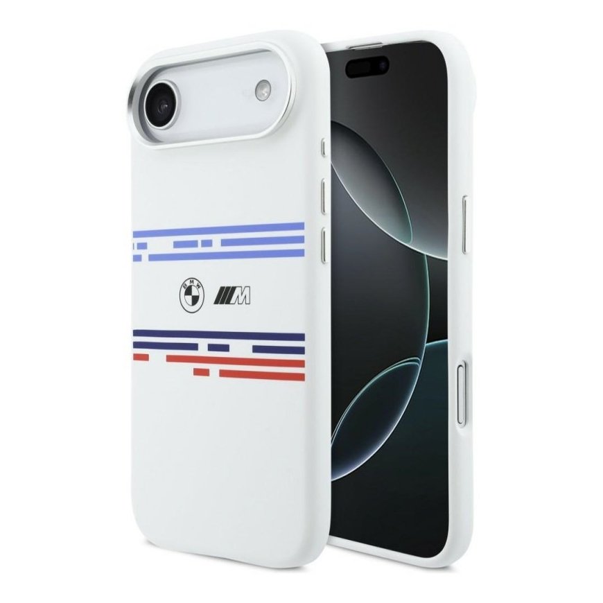 BMW M Silikoonist Horisontaalne Riba MagSafe Karp iPhone Air jaoks Valge
