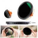 Camera Filter - K&F Concept ND-X ND2-ND400 55mm Adjustable ND Filter Camera Filter - K&F Concept ND-X ND2-ND400 55mm Adjustable ND Filter